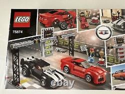 Lego 75874 Champions De Vitesse Chevrolet Camaro Drag Race Race-ready Constructible Voitures