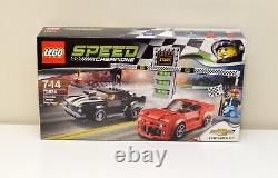 Lego 75874 Champions Speed Chevrolet Camaro Drag Race Nouveau