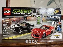 Lego Speed Champions 75874 Chevrolet Camaro Drag Race New In Box Retraité Scellé