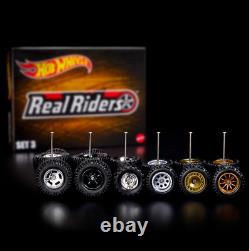 Lot de 4 ensembles de packs de roues Real Riders Hot Wheels Rlc 2022 - Sets 1, 2, 3, 4