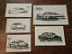 Lot De 5 Dessins Originaux De Hot Rod Lead Sled Par T. Frederick Street Rod Cars