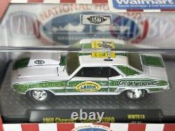 M2 Machines 164 Échelle Diecast 2020 Walmart WMTS13 Ensemble de Course de Dragsters NHRA de 6