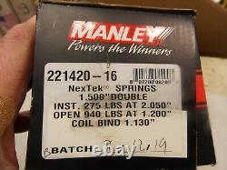 Manley Valve Spring Set 221420-16 Nextek Light Weight Drag Race 780 Lbs/in Dual