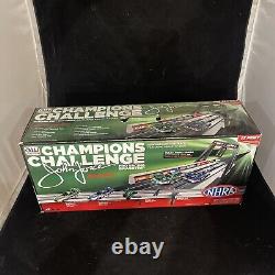 Nhra Drag Racing Slot Car Set John Force Champions Challenge Par Auto World 1/64