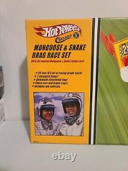 Nouveau En Box Hot Wheels Classics Series Snake And Mongoose Drag Race Set