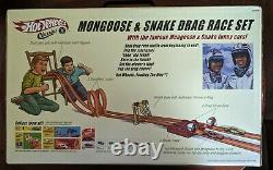Nouveau En Box Hot Wheels Classics Series Snake And Mongoose Drag Race Set 4+