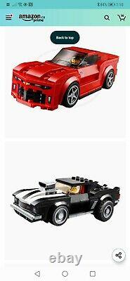Nouvelle Lego Speed ​​champions 75874 Chevrolet Camaro Drag Race Scellé