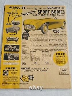 Original 1957 58 Almquist Hot Rod & Custom Catalog Drag Racing Nhra