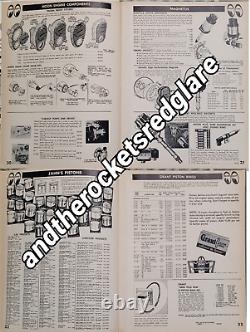 Original 1968 Mqqn Catalog Drag Racing Hot Rod Vitesse Personnalisée Luneyeux Vtg Lune