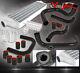 Pour 90-93 Integra Série B Turbo Intercooler Bolt Sur Piping Kit Black Couplers
