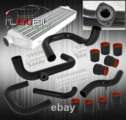 Pour 96-00 CIVIC 28x7x2.5 Intercooler + Bolt On Turbo Piping Kit Bov Adaptateur