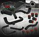 Pour 96-00 Civic Ek Turbo Intercooler Bolt Sur Passepoil Noir Kit Set Coupleurs Noir