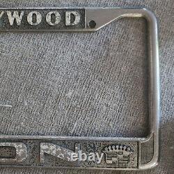 Rare Dixon Cadillac Hollywood Calif. License Plate Frame Set Eldorado Deville