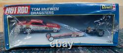 Revell 1988 Hot Rod Tom Mcewen Dragsters, Rail And Funny Car, 2 Car Kit Nos <br/>
 <br/>Revell 1988 Hot Rod Tom Mcewen Dragsters, Rail Et Funny Car, Kit De 2 Voitures Nos