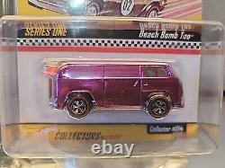 Série complète Hot Wheels 2002 RLC Series 1 avec PINK BEACH BOMB 2 / VW DRAG BUS