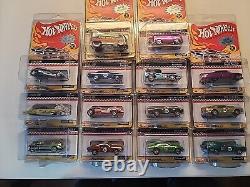 Série complète Hot Wheels 2002 RLC Series 1 avec PINK BEACH BOMB 2 / VW DRAG BUS