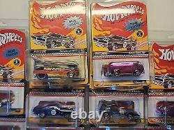 Série complète Hot Wheels 2002 RLC Series 1 avec PINK BEACH BOMB 2 / VW DRAG BUS