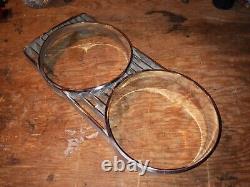 Set Of 1967 Lincoln Continental Headlight Head Lunette Grille Couvre Pair
