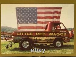 Set de prototype très rare de 1992 très rare Vrhtf Vintage 21 Set Little Red Wagon Drag Cards