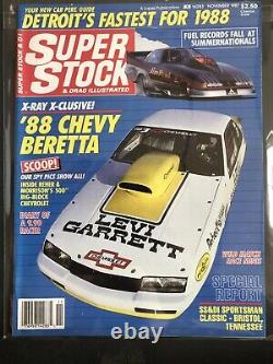Stock Super & Drag Illustrated Magazine 1987 Lot Clete Année Set Nhra Racing