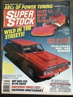 Stock Super & Drag Illustrated Magazine 1988 Lot Complete Année Set Nhra Racing