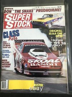 Stock Super & Drag Illustrated Magazine 1989 Lot Complete Année Set Nhra Racing