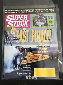 Stock Super & Drag Illustrated Magazine 1991 Lot Complete Année Set Nhra Racing