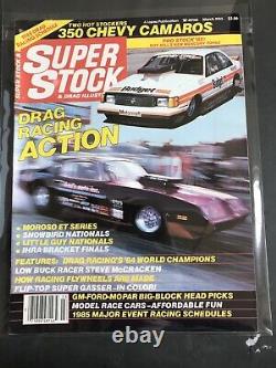 Super Stock & Drag Illustrated Magazine 1985 Lot Set 11 Numéros Nhra Racing