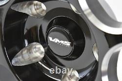 Vms Racing 5x120 Modulo F+r Drag Pack Wheels Rims Set 15x10 +50et & 15x3.5 -13et