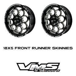 Vms Racing Modulo Drag Race Rims Roues R 17x10 F 18x5 Pour 15-22 Ford Mustang