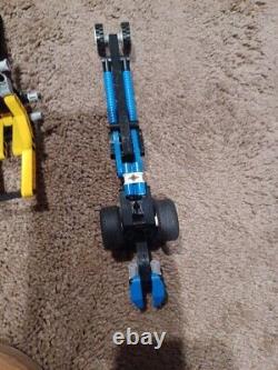 Voiture de course bleue Lego Technic Duel de Dragsters #4 Drag Racer Lot Vintage