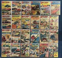 Voitures Hot Rods et voitures de course de 1951, #1-120. Ensemble complet très rare. Bandes dessinées vintage.