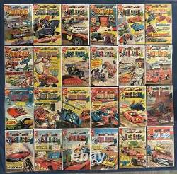 Voitures Hot Rods et voitures de course de 1951, #1-120. Ensemble complet très rare. Bandes dessinées vintage.